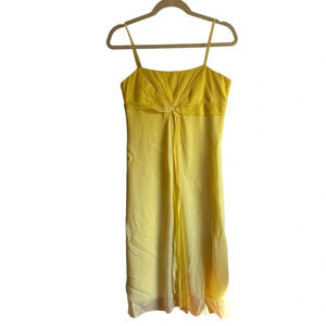 sachin and babi light blue dress bcbg yellow ruffle dress